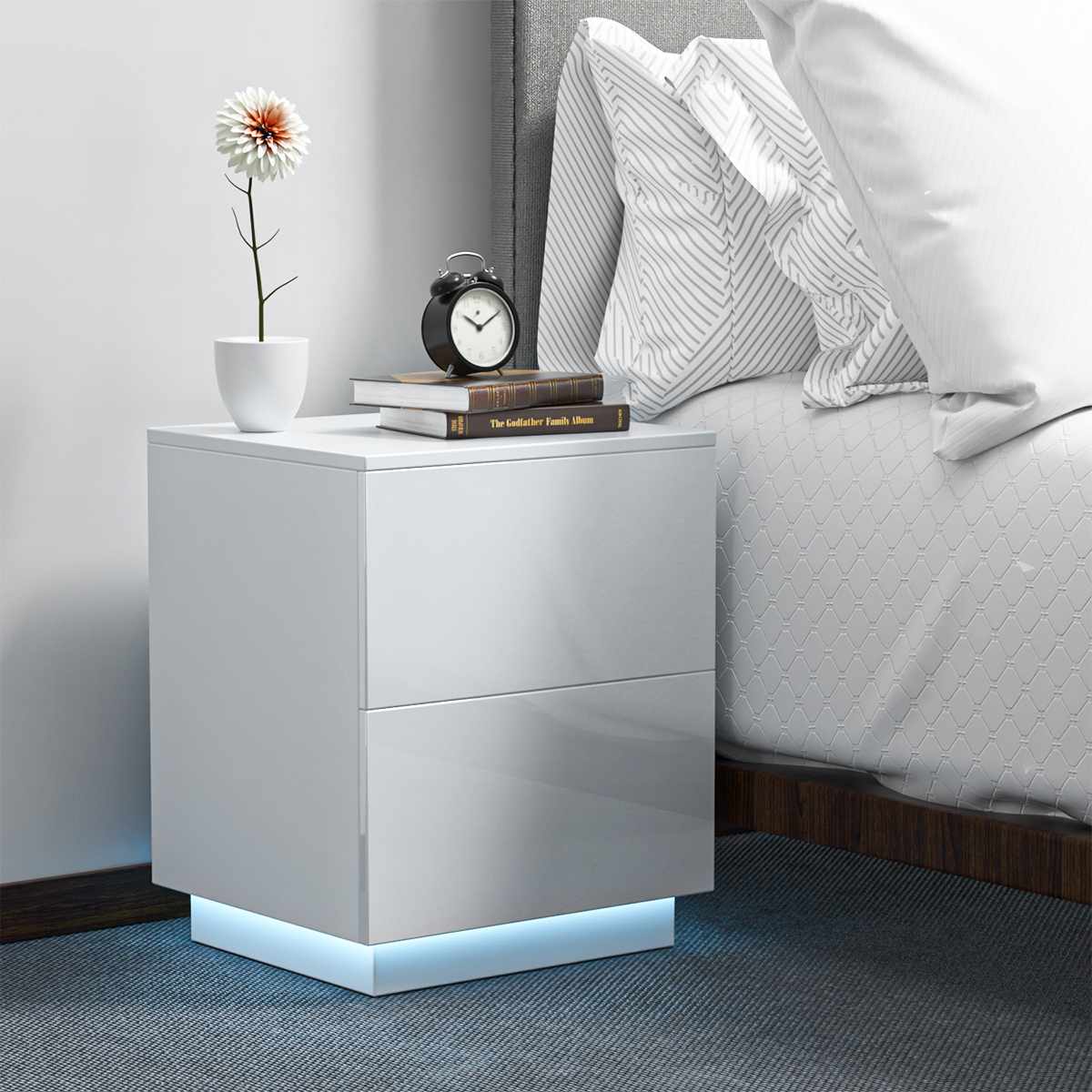 LED Bedside Tables for Bedroom