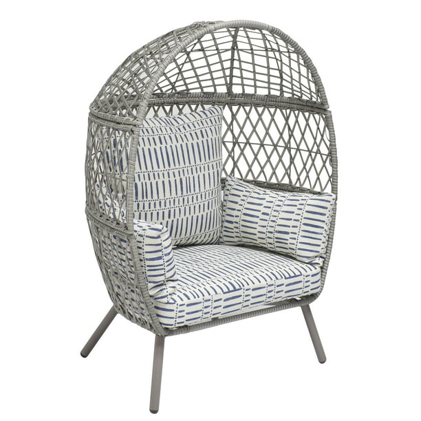 Home Outdoor Wicker Stationary Egg Chair